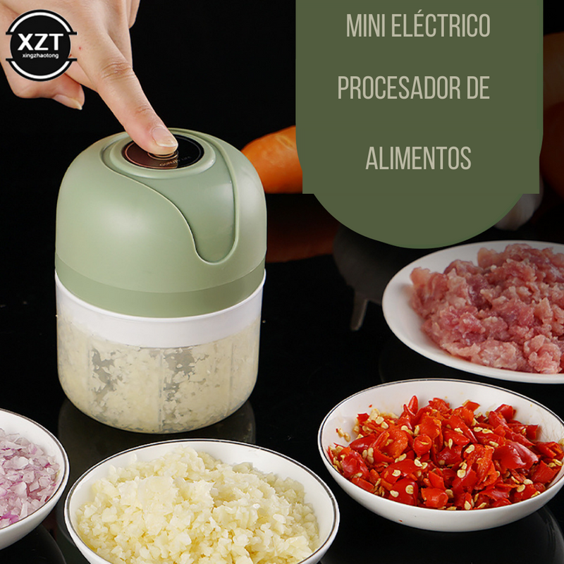 Mini Procesador de Alimentos Recargable USB XZT