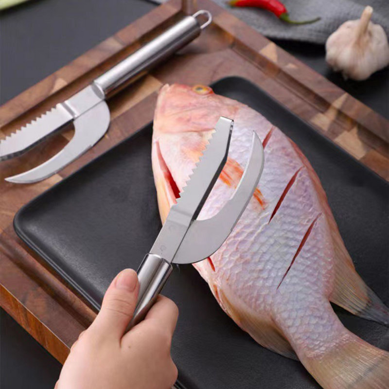MaxiTrim Fish Scaler: Escala, corta y limpia