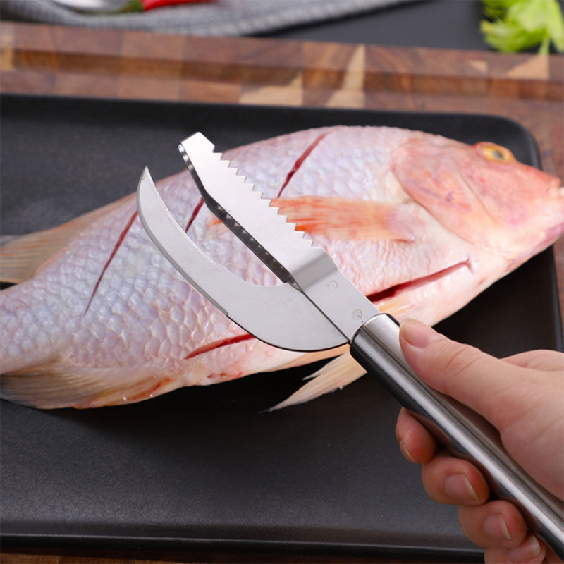 MaxiTrim Fish Scaler: Escala, corta y limpia