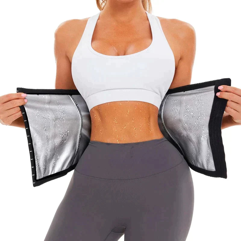 YIANNA - Cinturón de entrenamiento para mujer para sauna faja reductora  para cintura y barriga para deportes